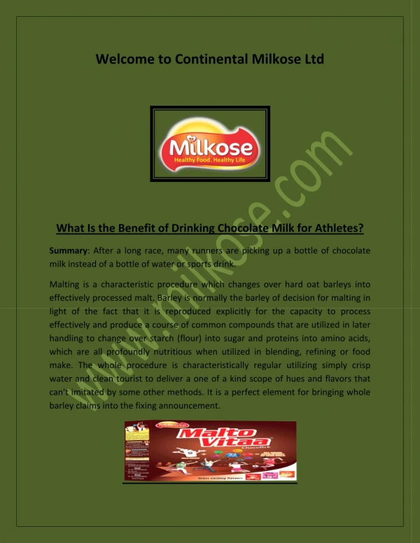 malted milk foods, Healthy drink in India, malt based health drinks
