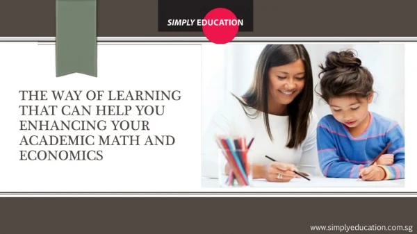 Improve Skills On Economics - Join With Simply Education