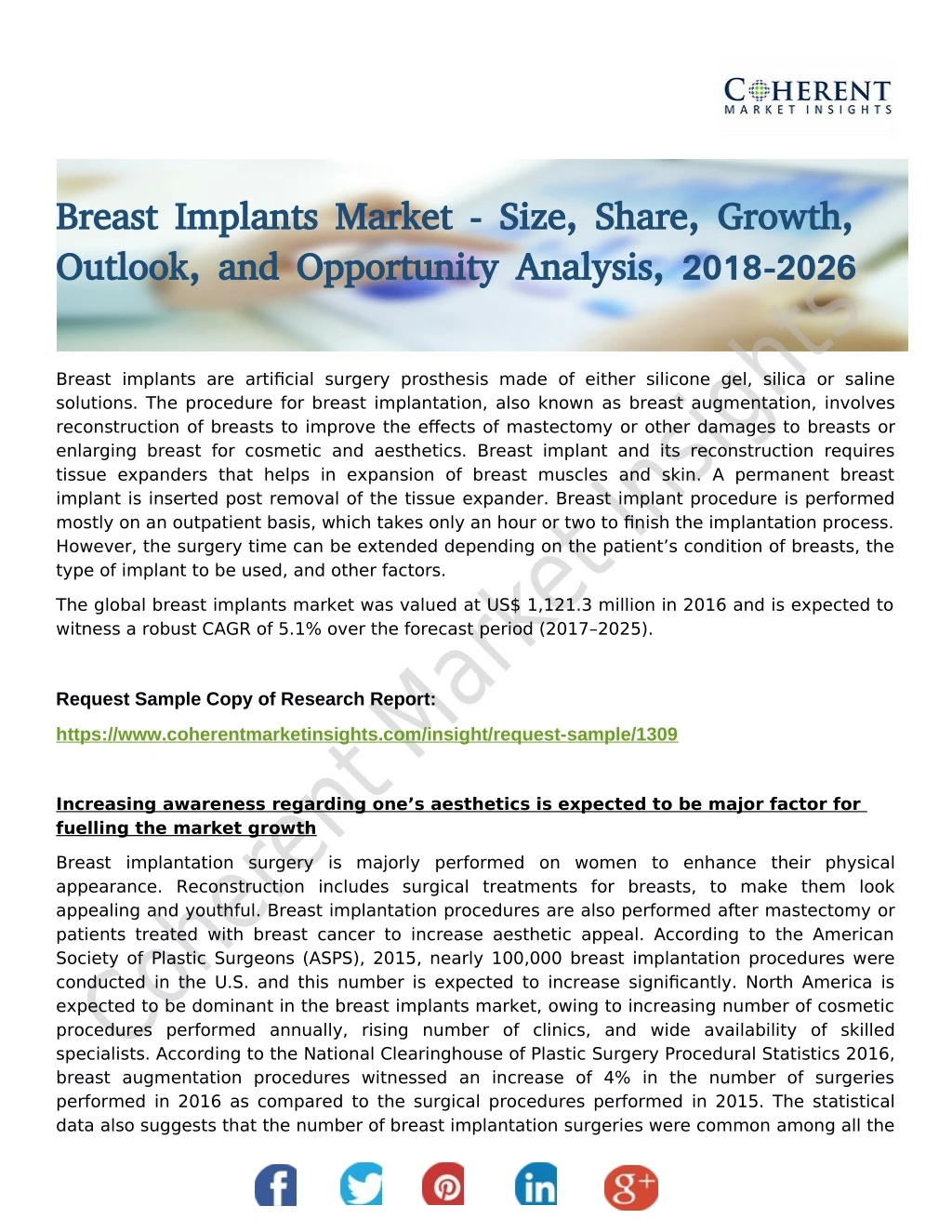 breast implants market size share growth breast
