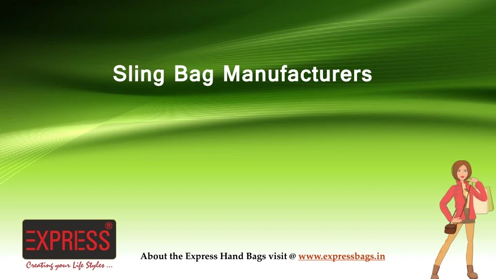 sling bag manufacturers