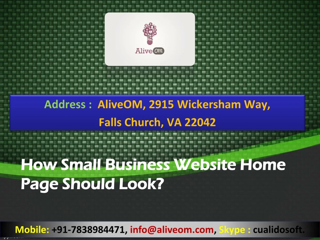 address aliveom 2915 wickersham way falls church