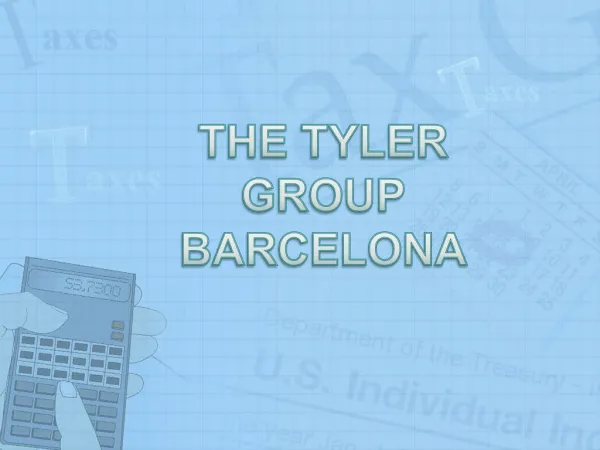 Allgemeine Steuern in Spanien, the tyler group