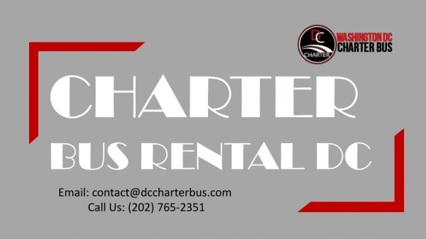 Charter Bus Rental in DC