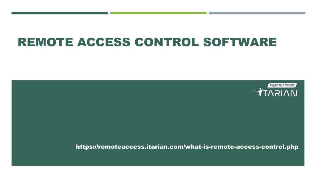 remote access control software
