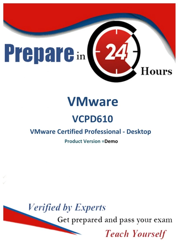 Daily Update VMware VCPD610 Questions Realexamdumps.com