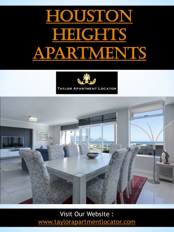 Houston Heights Apartments | 2146249892 | taylorapartmentlocator.com