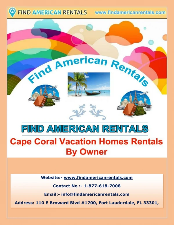 Cape Coral Vacation Homes Rentals By Owner