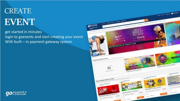 How To Sell Event Tickets in India - Goeventz
