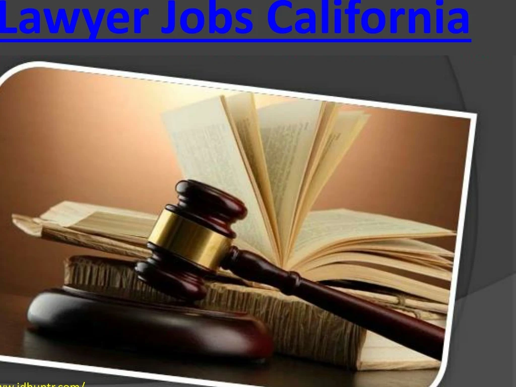 lawyer jobs california