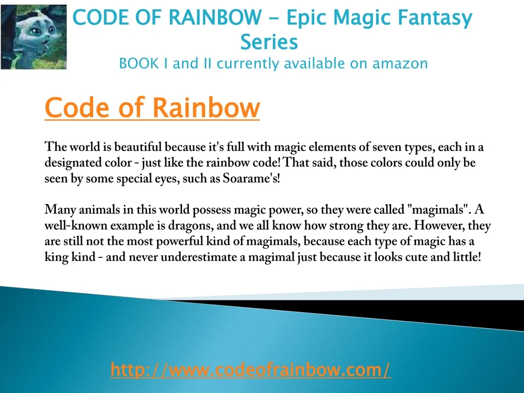 code of rainbow epic magic fantasy series book