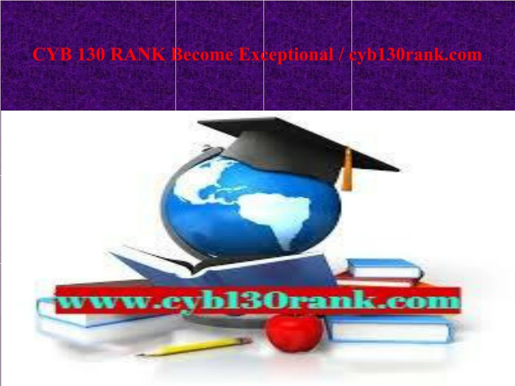 cyb 130 rank become exceptional cyb130rank com