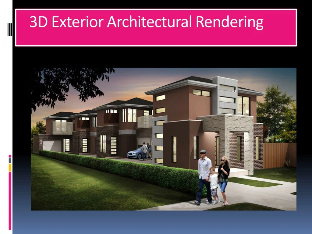 3d exterior architectural rendering