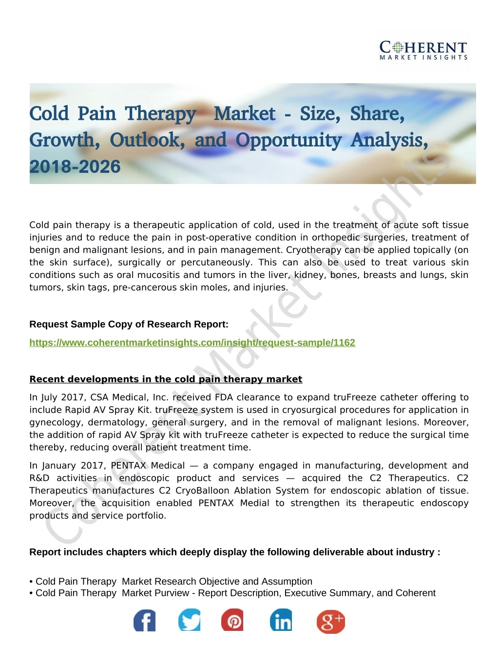 cold pain therapy market size share cold pain