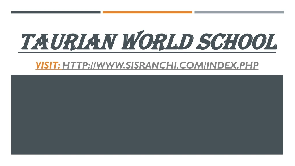 taurian world school