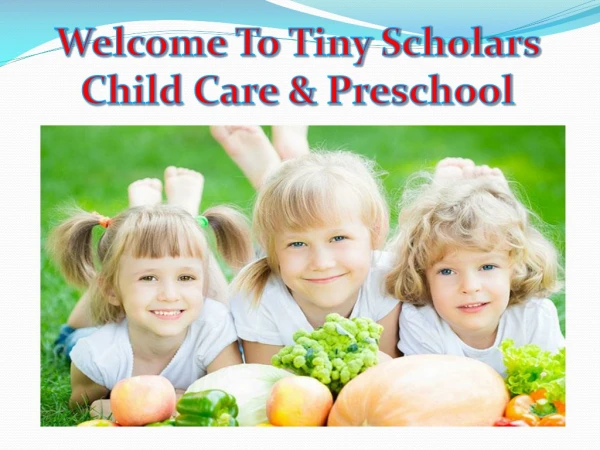 Tiny Scholars Child Care & Preschool is the Best Childcare Centre in Sydney