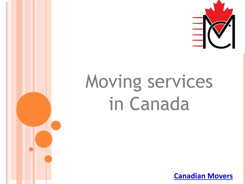 moving services in canada