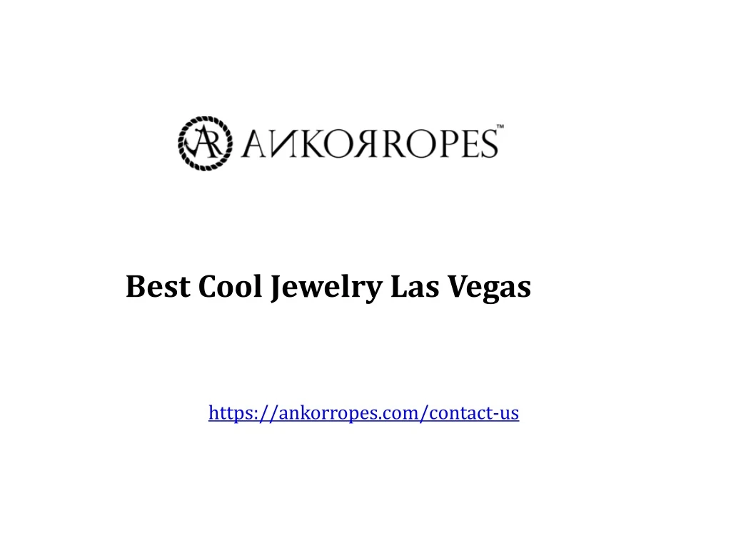 best cool jewelry las vegas