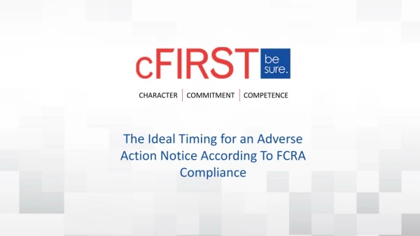The Ideal Timing for an Adverse Action Notice According To FCRA Compliance