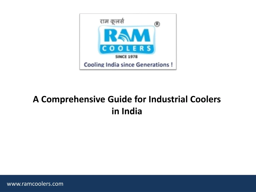 a comprehensive guide for industrial coolers