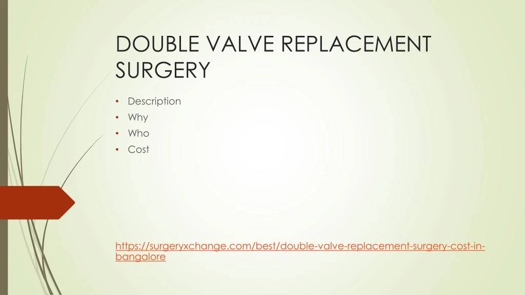 double valve replacement surgery