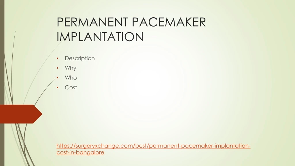 permanent pacemaker implantation
