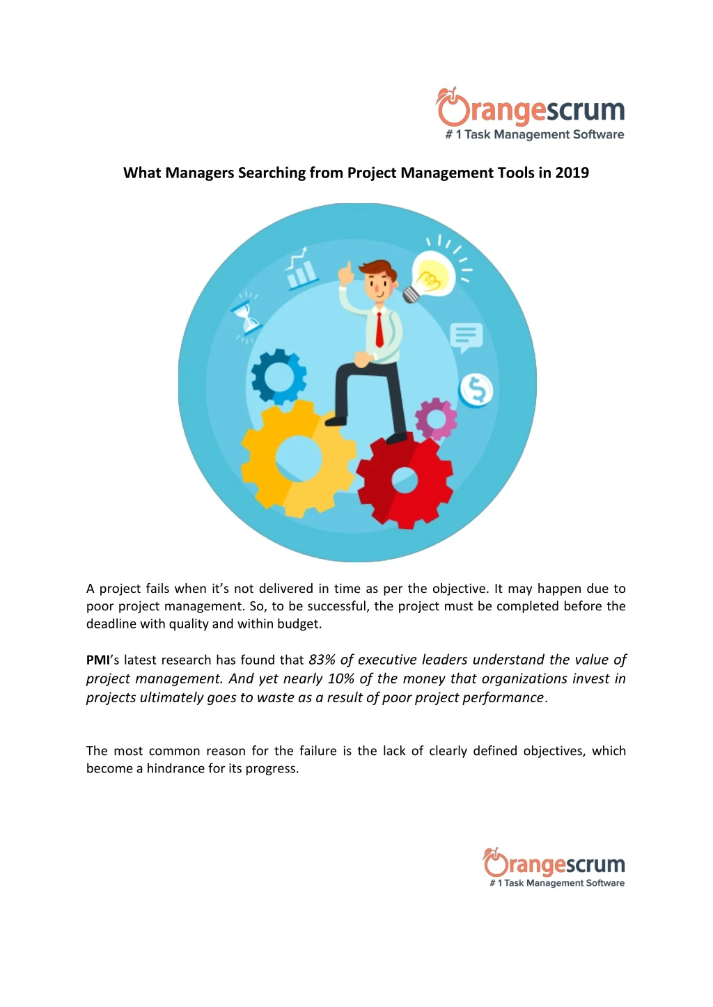 what managers searching from project management