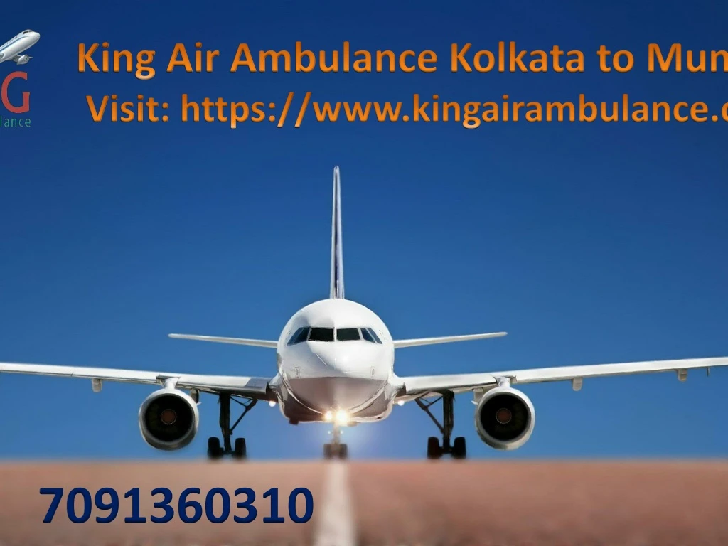 king air ambulance kolkata to mumbai visit https