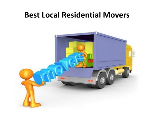 Best Local Residential Movers