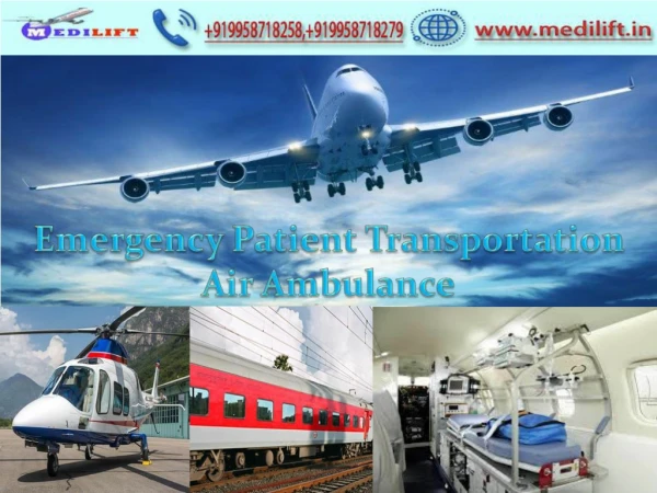 Pick World's Best Air Ambulance Services in Ranchi
