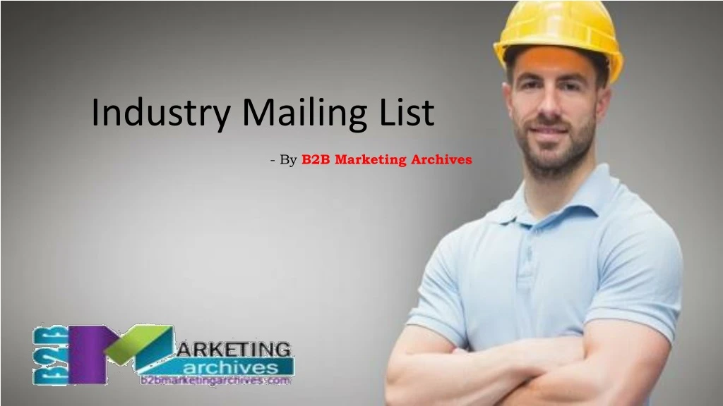 industry mailing list