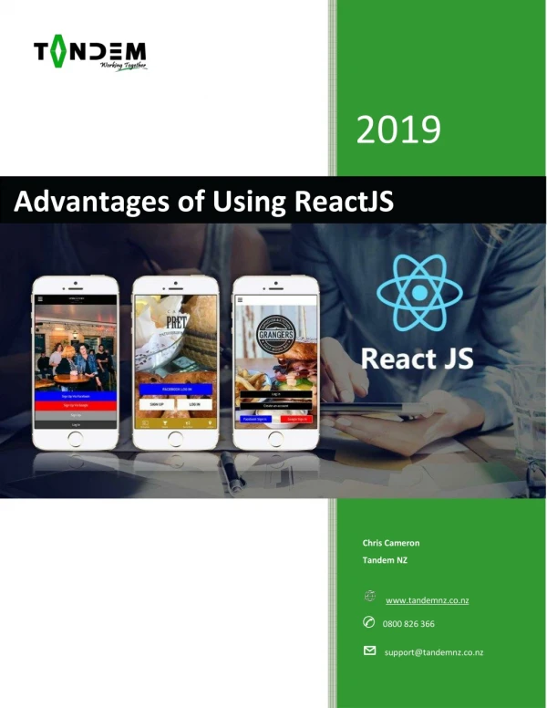 Advantages of Using ReactJS