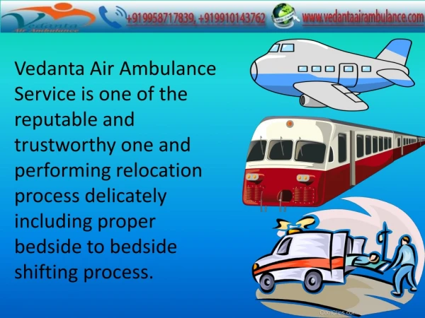 Advanced ICU Setup by Vedanta Air Ambulance Service from Guwahati