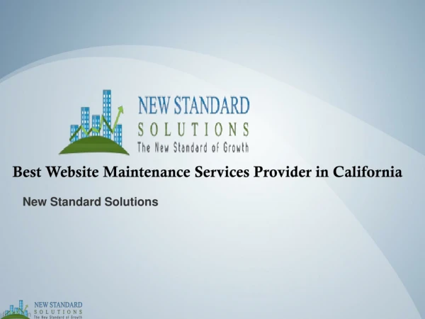 Best Website Maintenance Services Provider in California