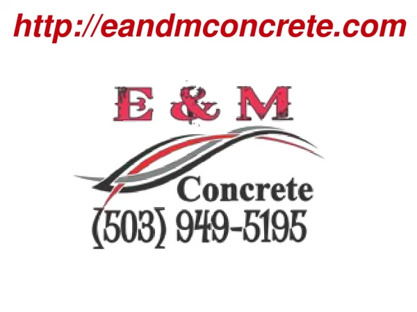 Commercial Concrete, Construction, Foundations, Sidewalks, Slabs at OR, USA