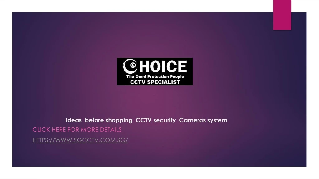 ideas before shopping cctv security cameras system
