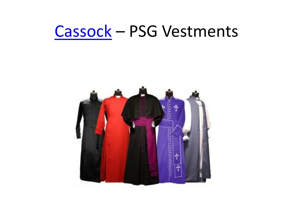 cassock psg vestments