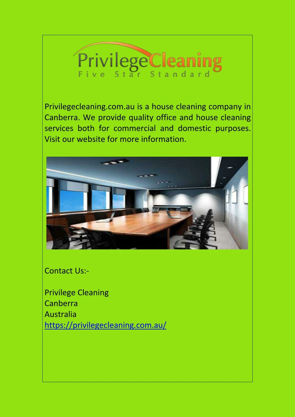 privilegecleaning com au is a house cleaning