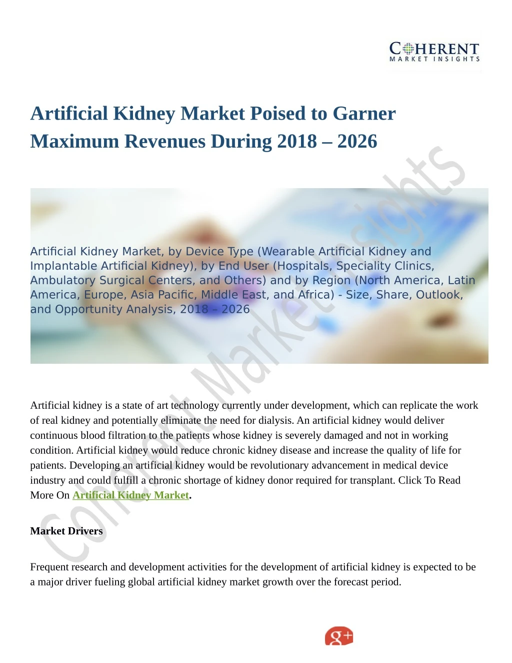 artificial kidney market poised to garner maximum