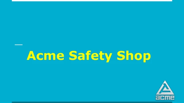 What are safety shoes? - Acme Safety Shoes