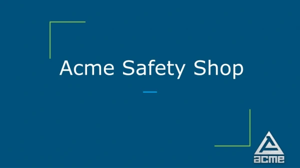 What are the types of safety shoes? - Acme Safety Shoes