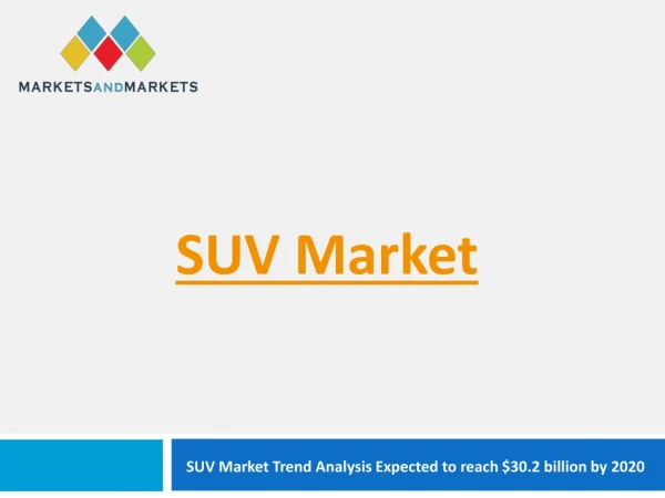 SUV Market Trend Analysis