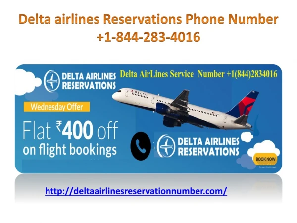 1~844~283~4016 Delta Airlines Reservation Phone Number