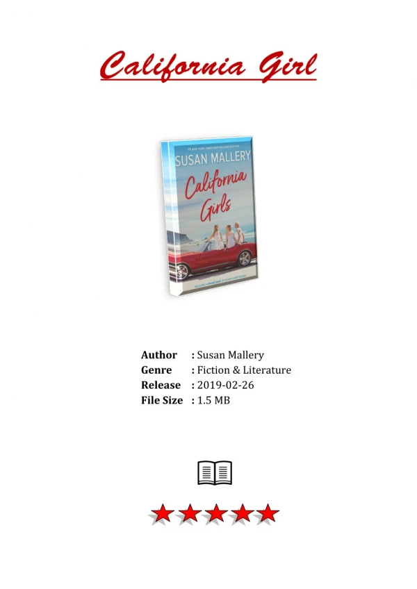 [PDF Download] California Girls By Susan Mallery eBook Read Online