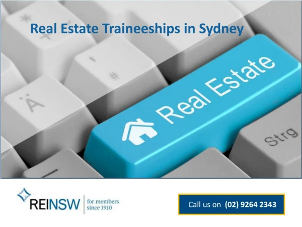 Real Estate Traineeships in Sydney