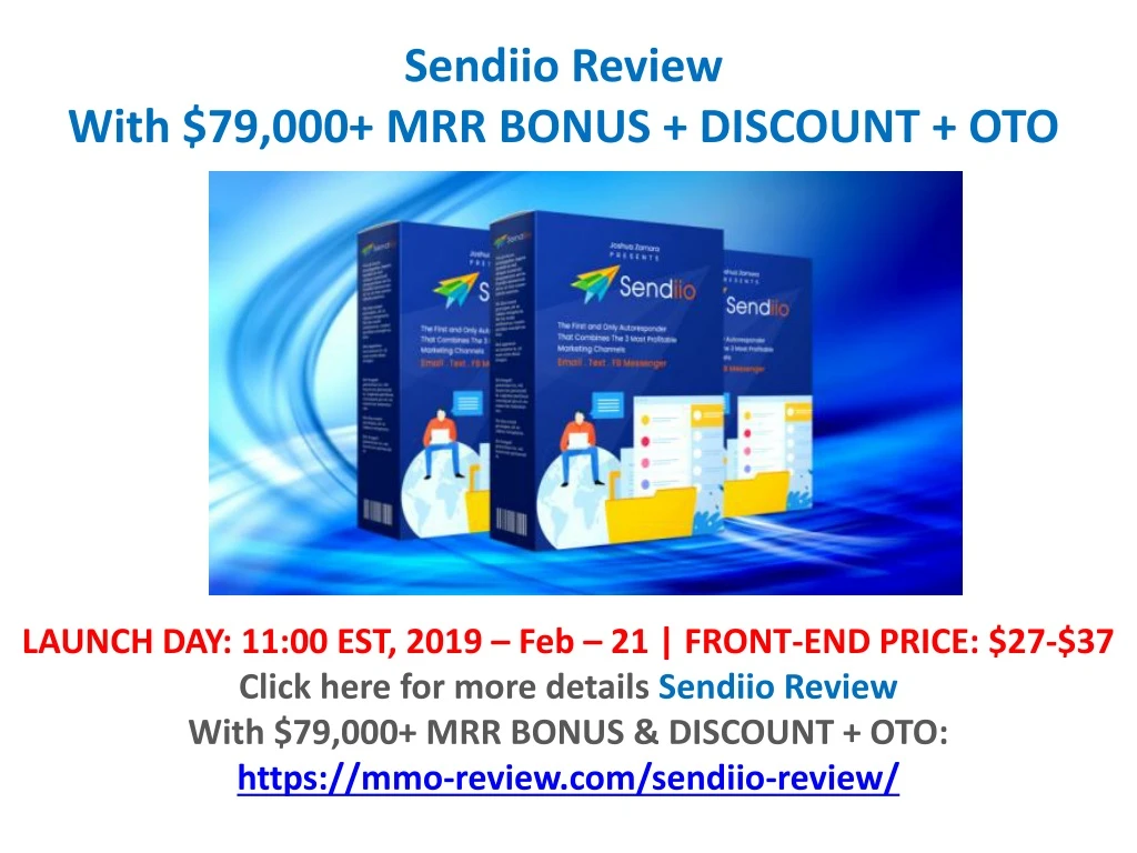 sendiio review with 79 000 mrr bonus discount oto