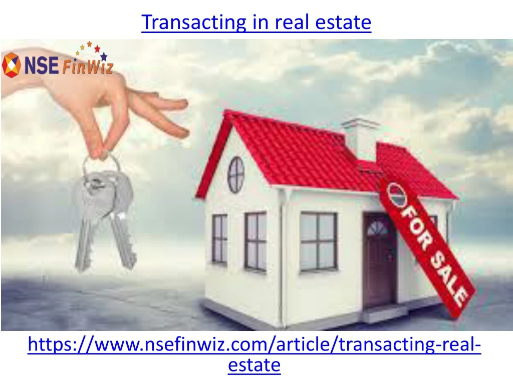 transacting in real estate