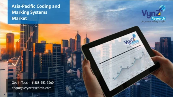 Asia-Pacific Coding and Marking Systems Market to Witness 8.4% CAGR During 2019–2024
