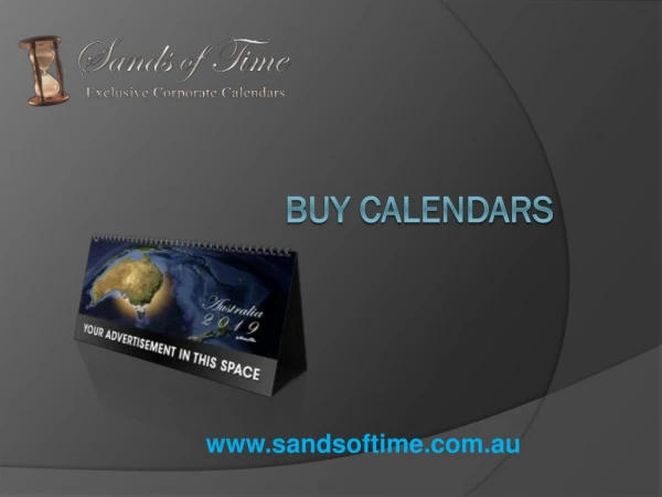 Buy Calendars Online in Australia- Sands of Time
