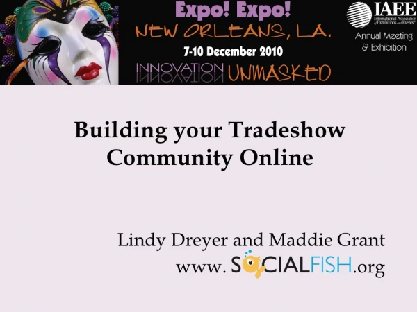 Building Your Tradeshow Community Online
