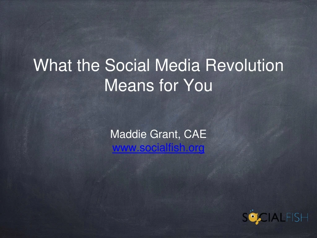 what the social media revolution means for you